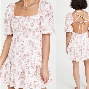 Mink Pink Love Story Mini Dress